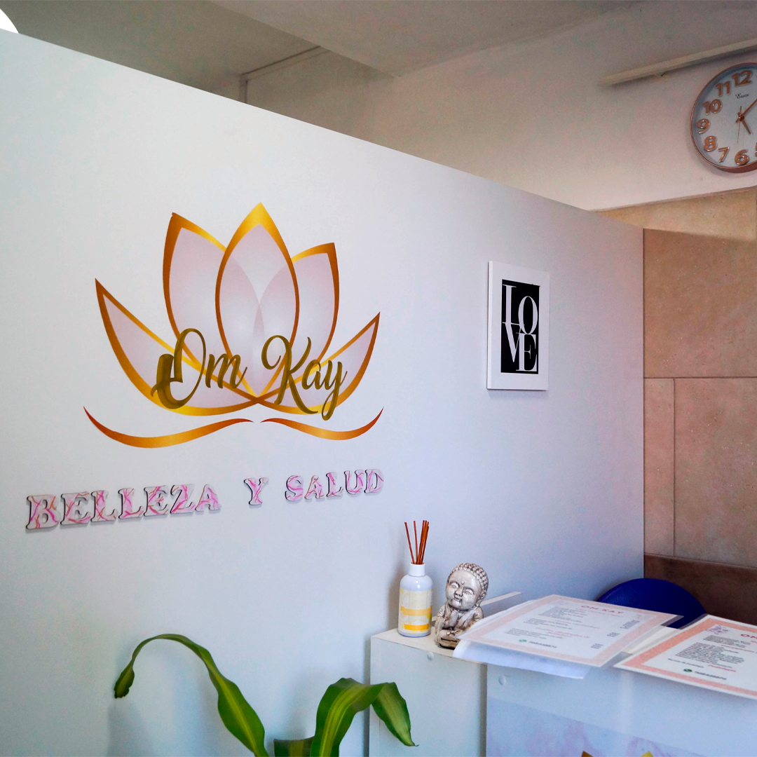Recepción de Omkay Centro de Estética